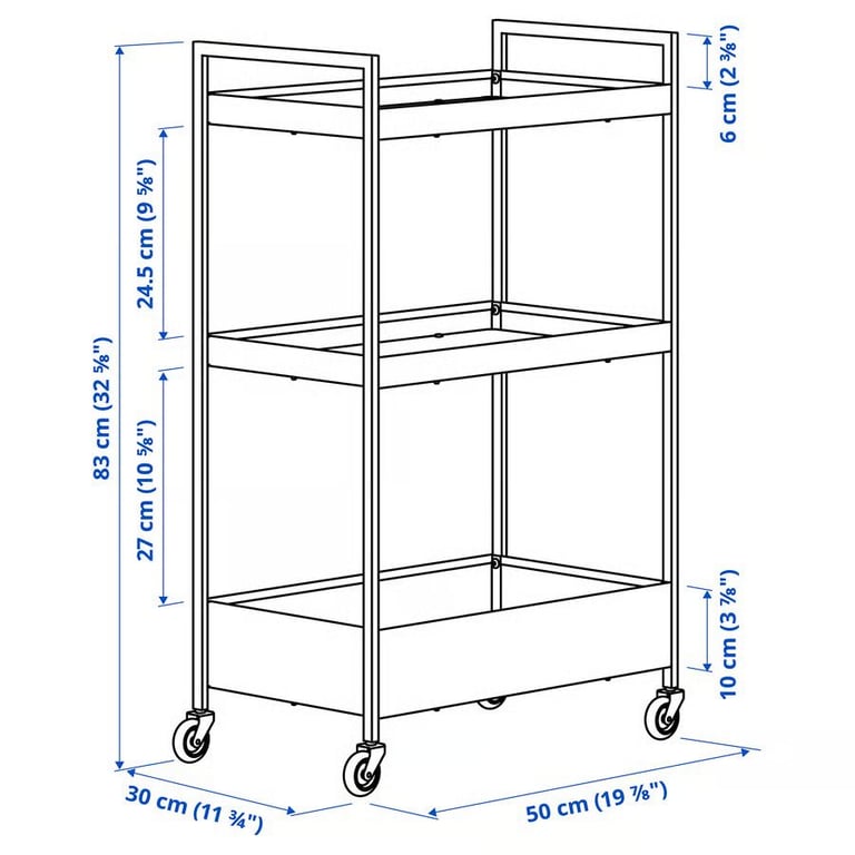 Very handy ikea trolley