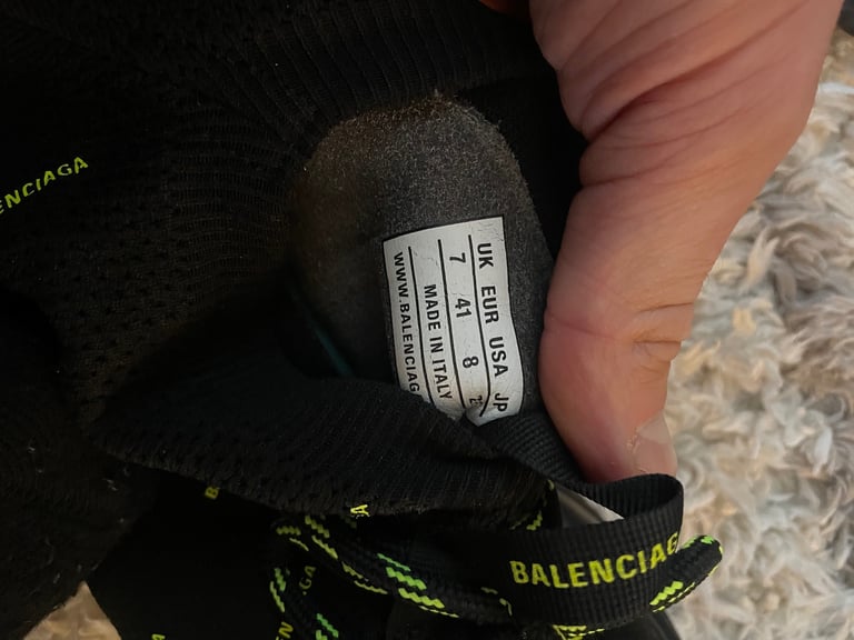 Balenciaga speed sock lace up 100% authentic like new 