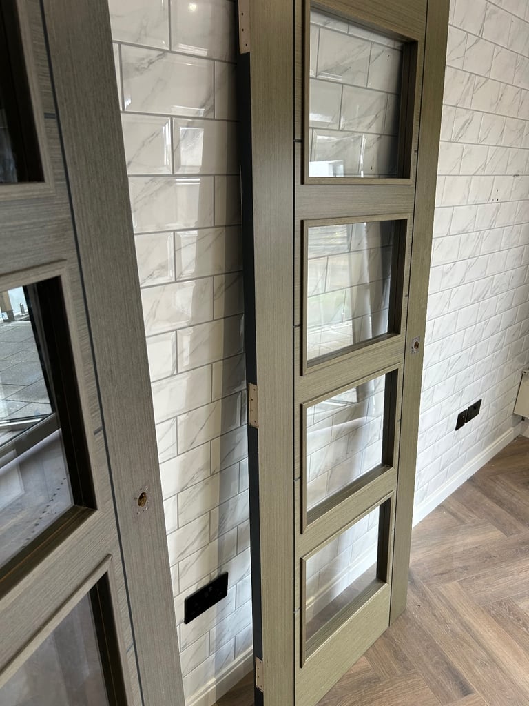 4 x doors - 2 x single, 1 set of double's. 