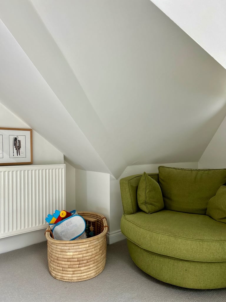 image for Olive Swivel Chair - Like New