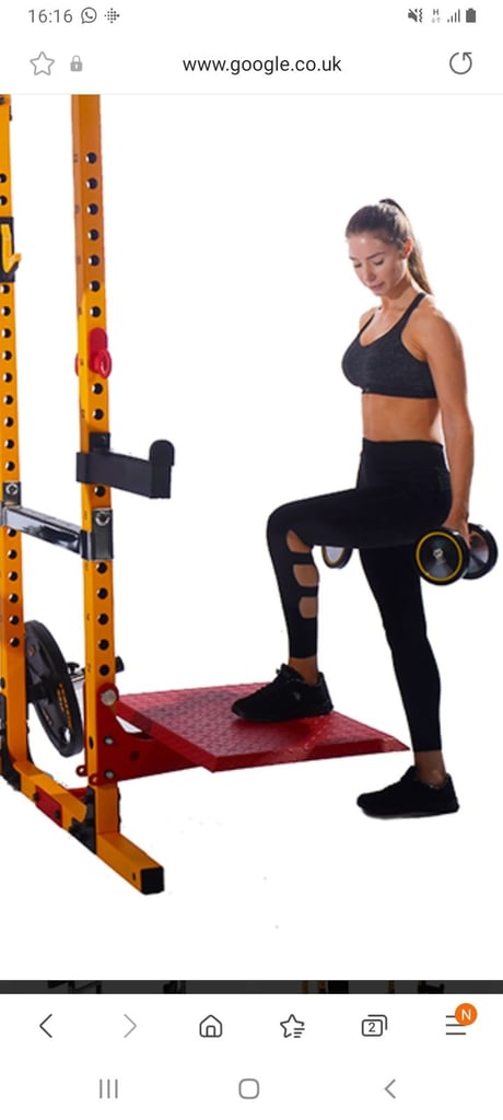 image for POWERTEC WEIGHTS POWER RACK STEP UP PLATE ATTACHMENT