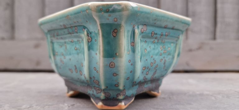 Glazed Ceramic Bonsai Pot