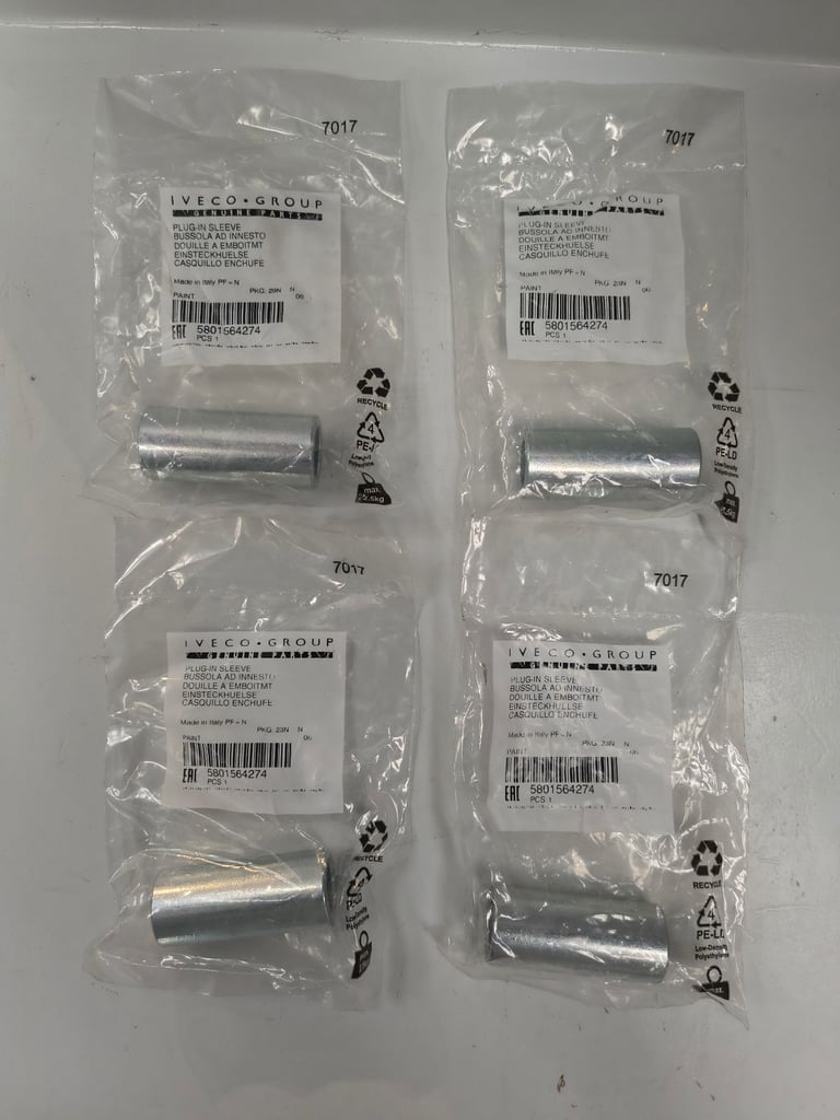 Iveco Daily Wishbone Bushes 5801564276 x 8 and Sleeves 5801564274 x 4