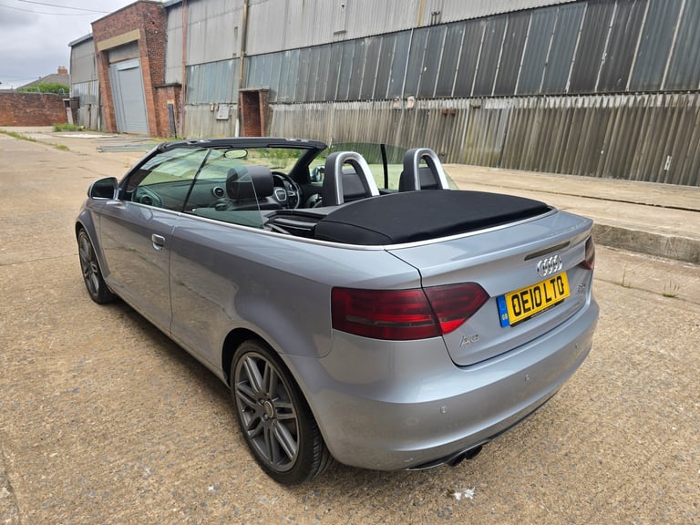 2010 Audi A3 2.0 T FSI S Line 2dr S Tronic CONVERTIBLE Petrol Automatic