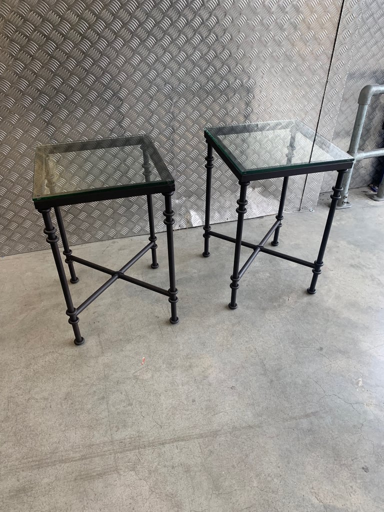 Oka Pompidou Side / Lamp table - Pair RRP£700 - VGC