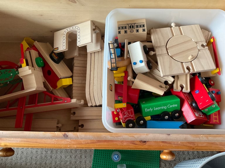 image for Wooden train track