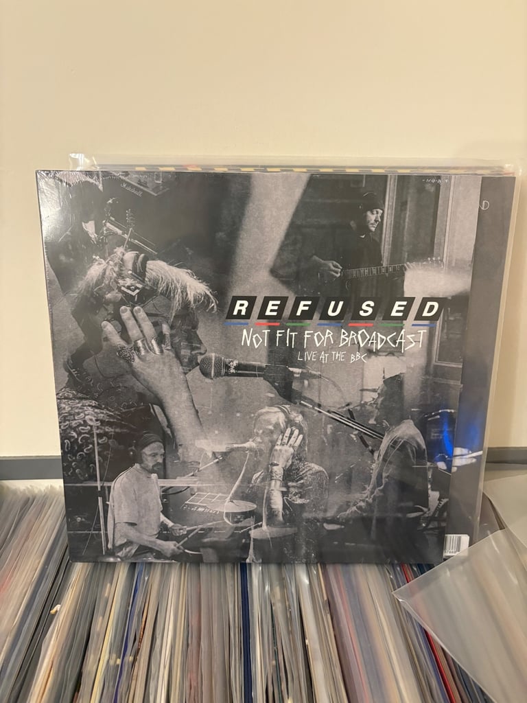 image for REFUSED - Not Fit For Broadcast Live At BBC Clear Vinyl LP. RSD20. Sealed