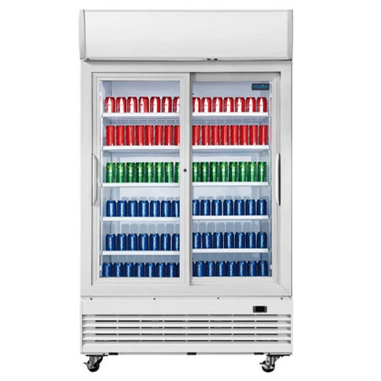 image for BRAND NEW- Polar DOUBLE DOOR  / SLIDING DOOR GLASS DISPLAY FRIDGE/DRINK CHILLER- LOW ENERGY - WHITE
