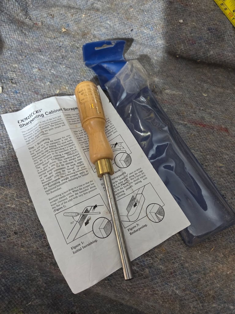 image for Roberts and Lee cabinet scraper burnisher sharpener