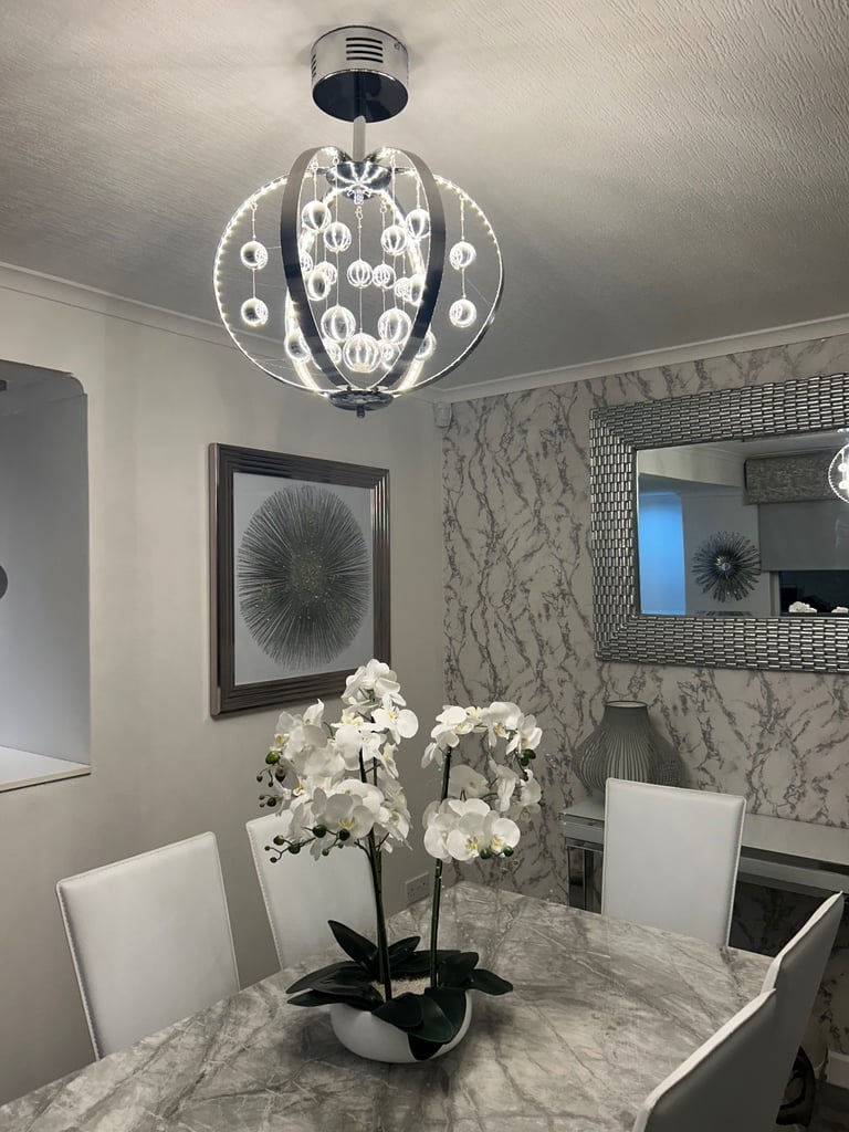 image for Chrome ceiling light 