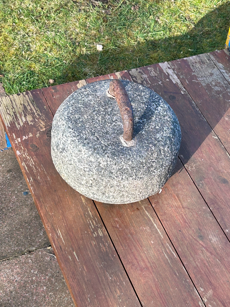Wanted Old Curling Stones, Curling Club items e.g. Curling Medals, Curling Brushes etc.