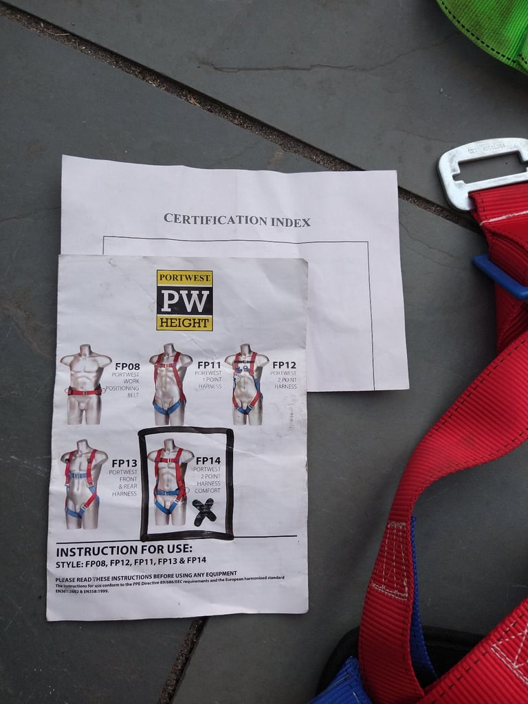 Work Harness and lanyard 