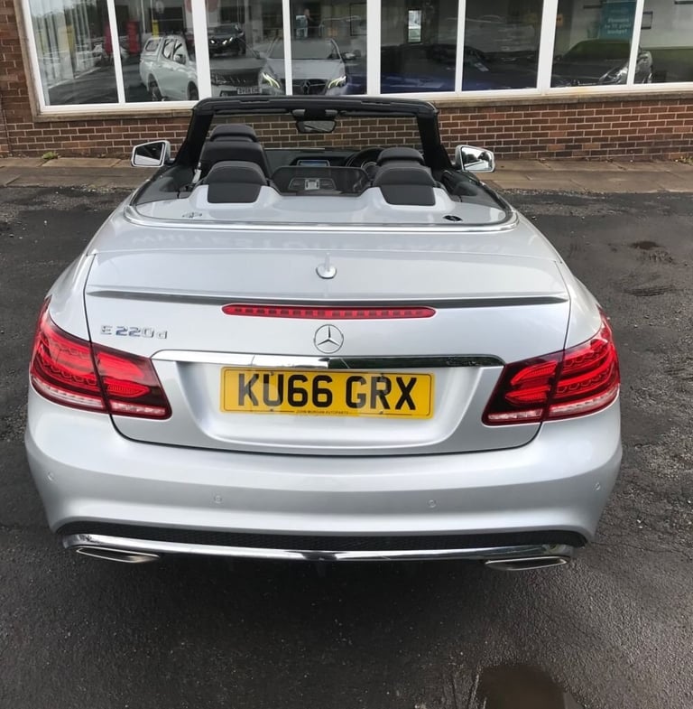 2016 66 MERCEDES-BENZ E-CLASS 2.1 E220D AMG LINE EDITION CABRIOLET 2DR DIESEL G-