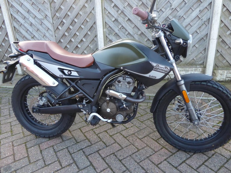 RENEGADE SCRAMBLER 125 19 REG LOW MILES 1 YRS MOT
