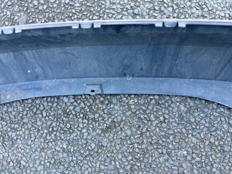 Genuine BMW 4 Series F32 F33 F36 M Sport Rear Bumper Diffuser - 15857711