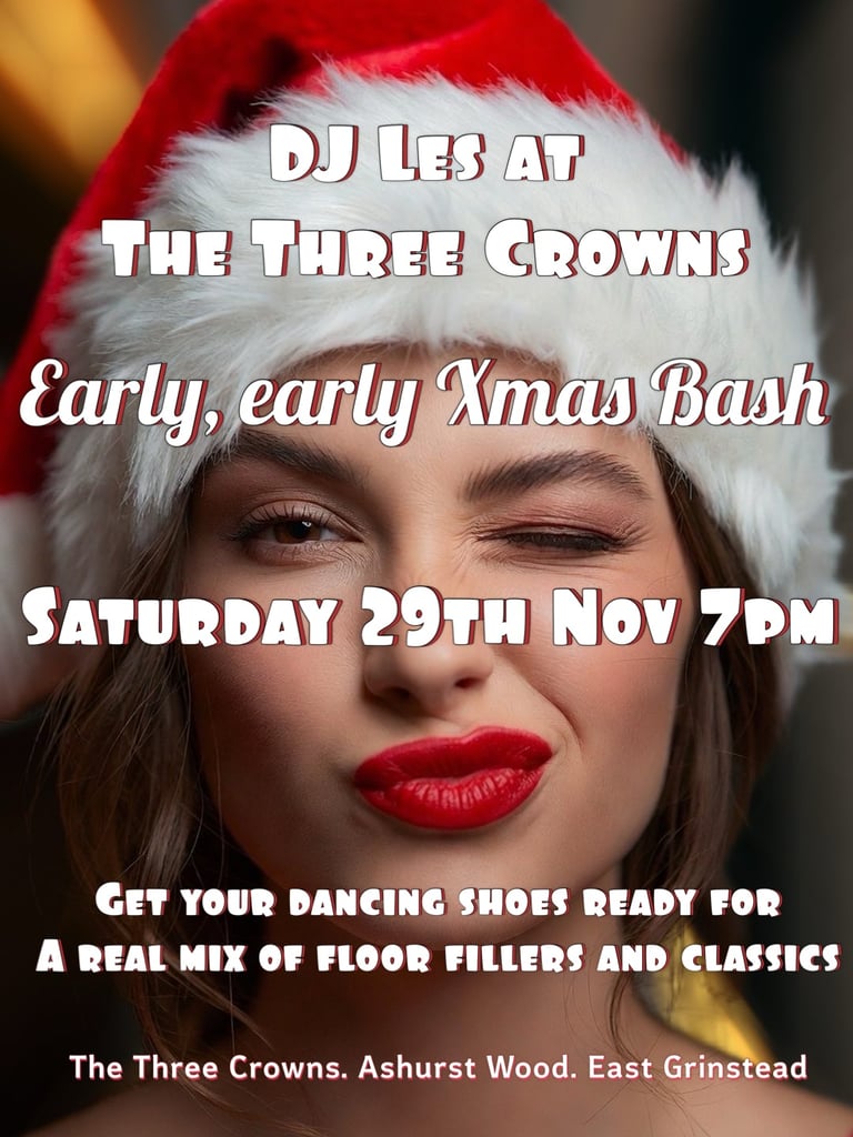 DJ Les with an Early, Early Xmas Bash