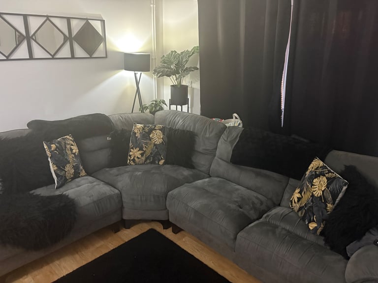 image for Grey corner sofa
