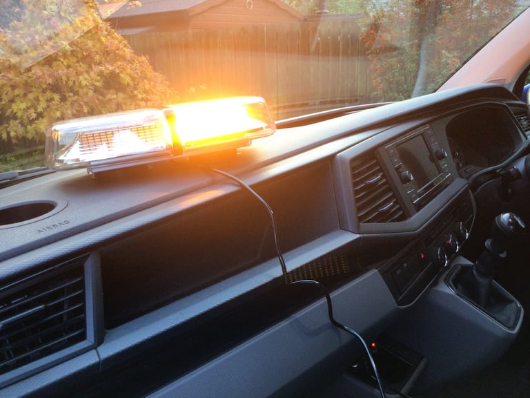 72 LED Car Roof Recovery Light Bar Warning Strobe Flashing Magnetic Beacon Amber.