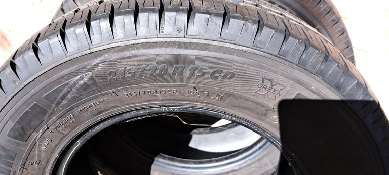 Michelin Motorhome tyres 215 70 15 CP