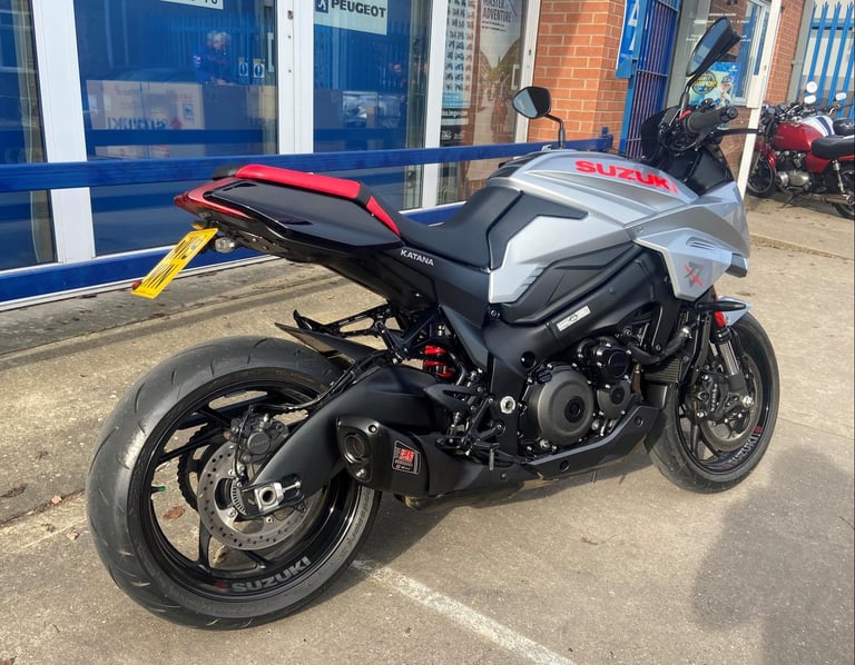 Suzuki GSXS 1000 Katana, only 7000 miles with Samurai extras.