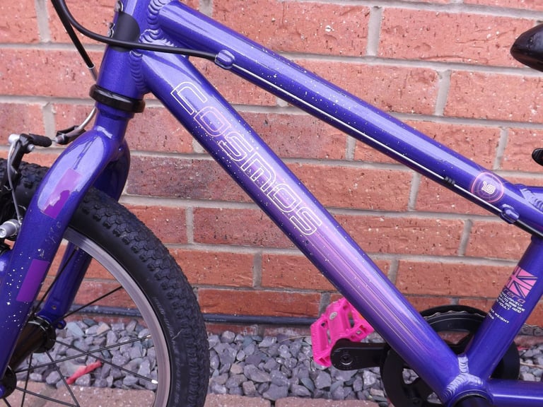 Carrera Cosmos Kids Bike - 16" Wheel - Purple / Pink