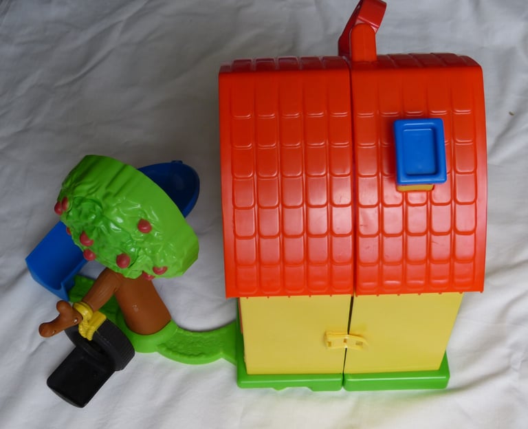 JUST PLAY HOUSE, TREE SLIDE, MAILBOX, FIGURES, FRIDGE, BATH & LOTS MORE