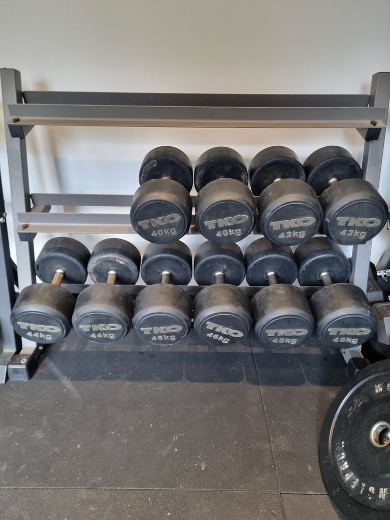 Urethane Dumbbells Dumbbell Set With Rack Craigslist Gym Equipment