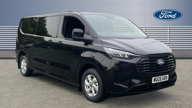 2025 Ford Transit Custom 320 L2 Petrol Fwd 2.5 PHEV 232ps H1 Double Cab Van Limited Auto Crew Bus...