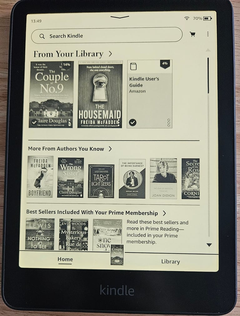AMAZON Kindle Paperwhite (2024) 7"  eReader - 16 GB, Black EX.CONDITION