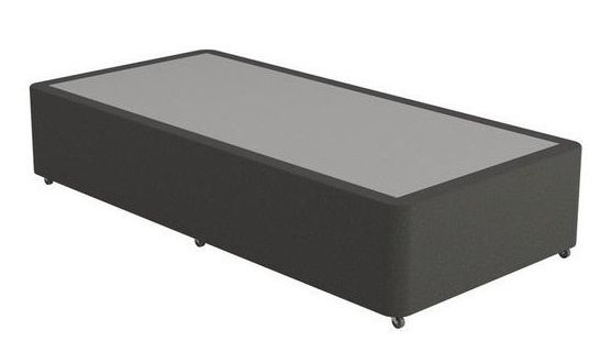 image for 3ft Divan bed base, grey fabric, NEW unused
