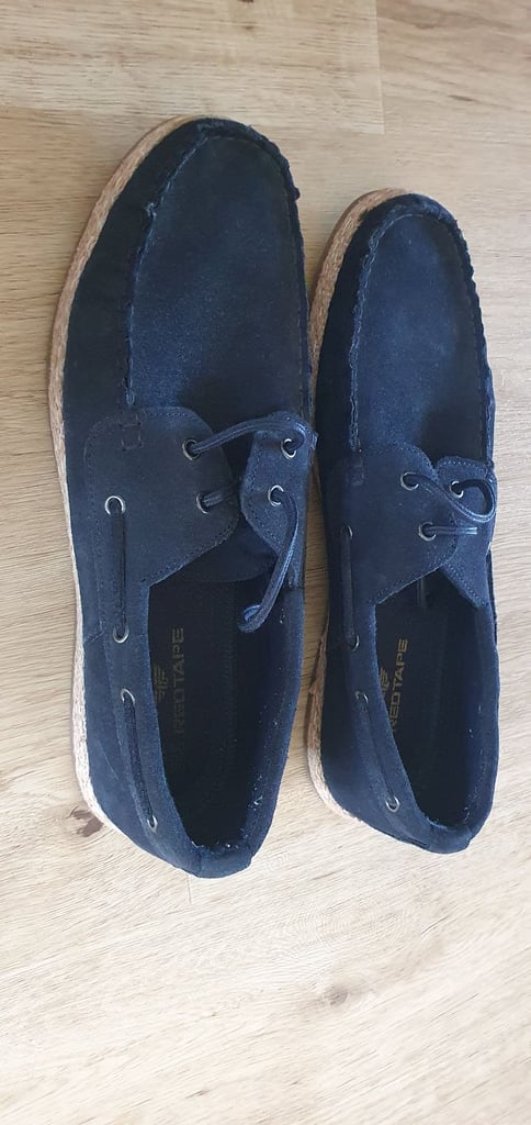 Mens Boat Shoes - Navy Size 10