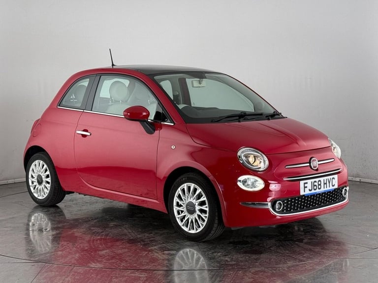 2018 Fiat 500 1.2 Lounge Euro 6 (s/s) 3dr Hatchback Petrol Manual