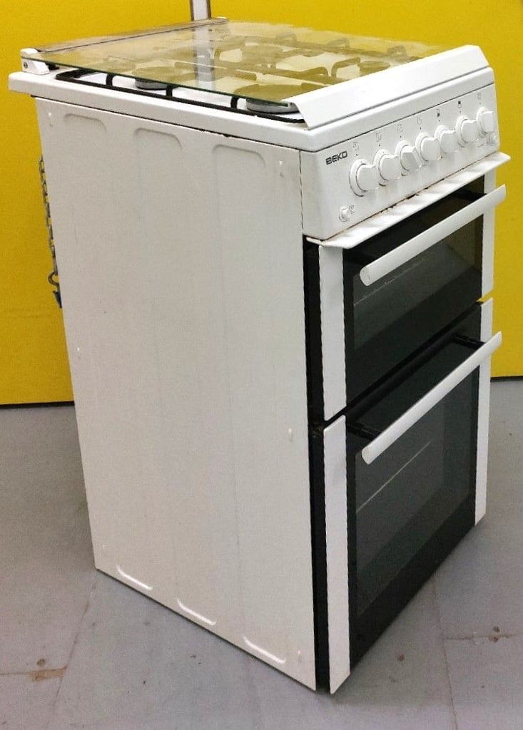 Beko 50cm Twin Cavity Gas Cooker