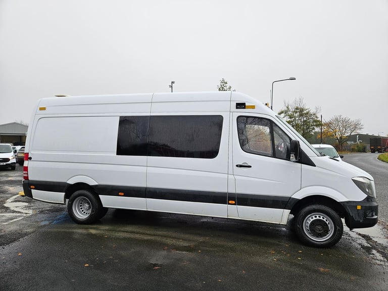 2016 ON 66 PLATE MERCEDES BENZ SPRINTER 516CDI LWB CREW VAN 41K ULEZ FREE ZONE