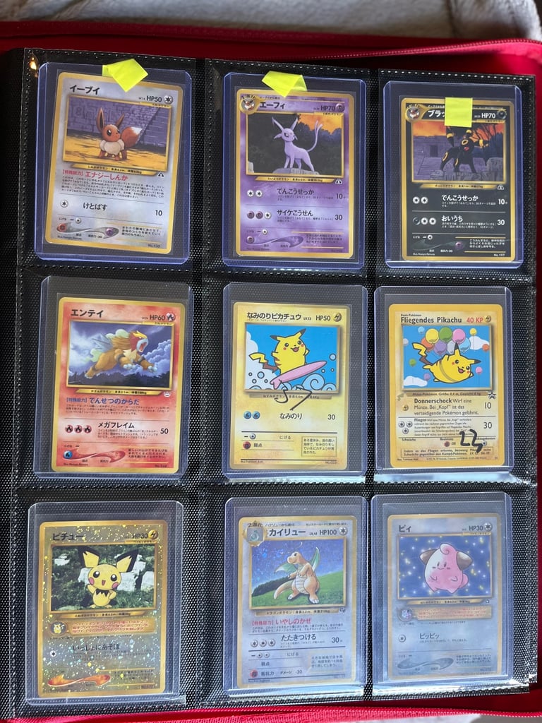 Pokemon TCG Cards Binder Collection - NM condition
