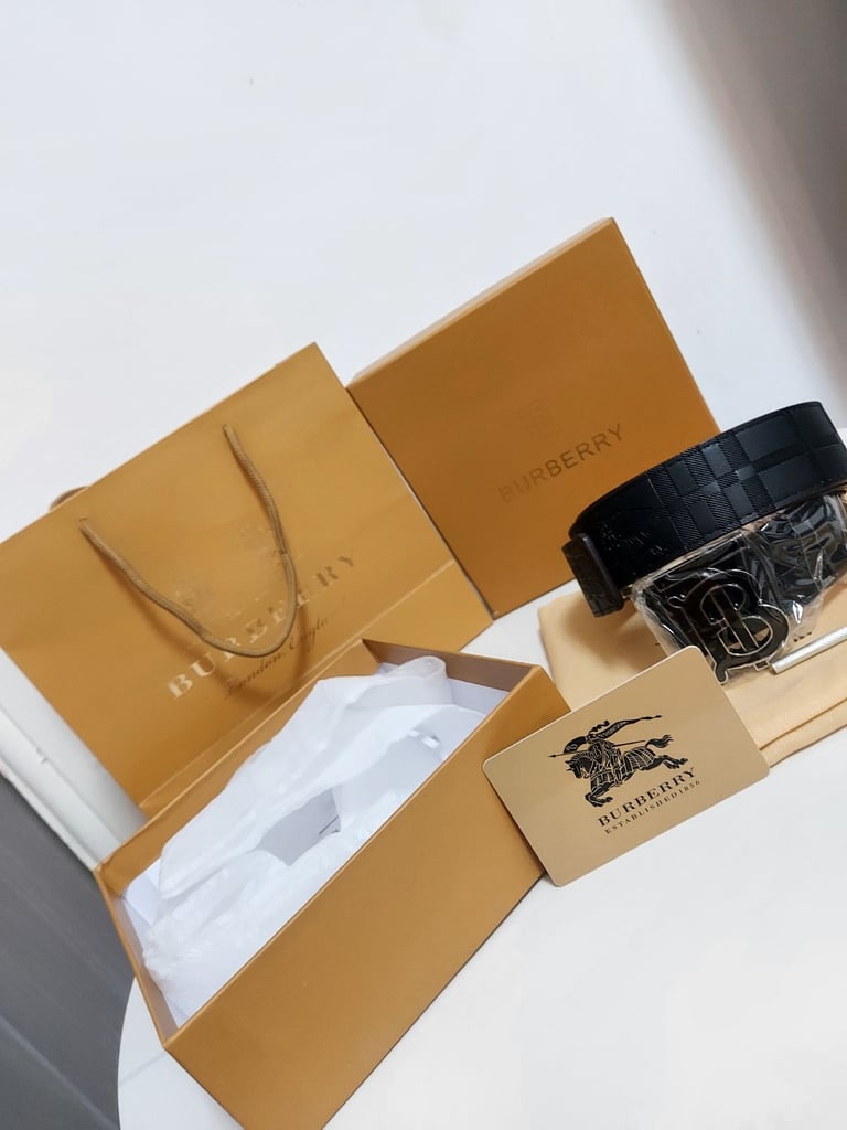 image for Burberry mens belt