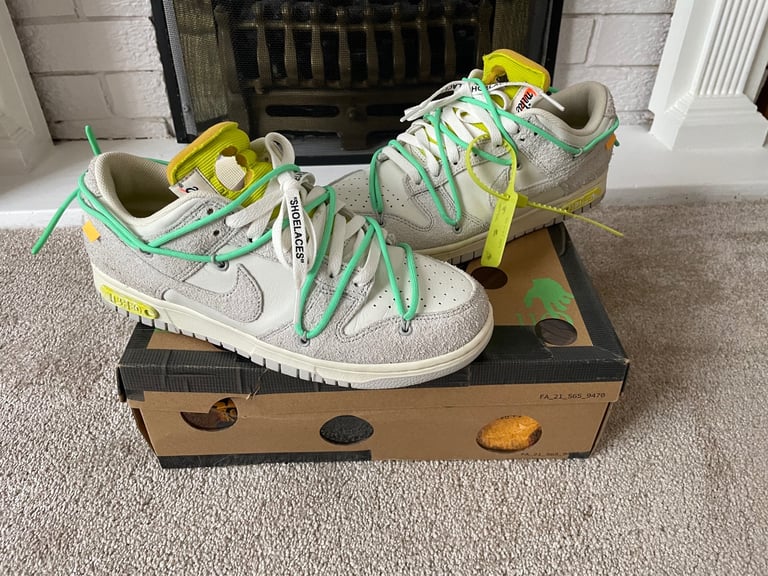 Nike dunk off-white 100% authentic og box 