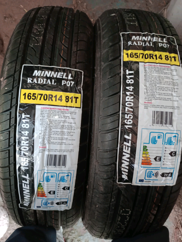 2 New tyres 