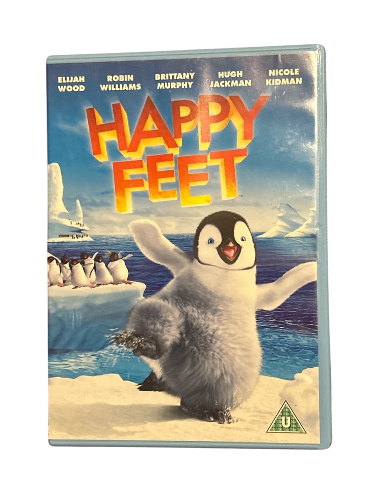 image for Happy Feet U Rated DVD FILM Kids Family Childrens Movie Rainy Sofa Days VGC