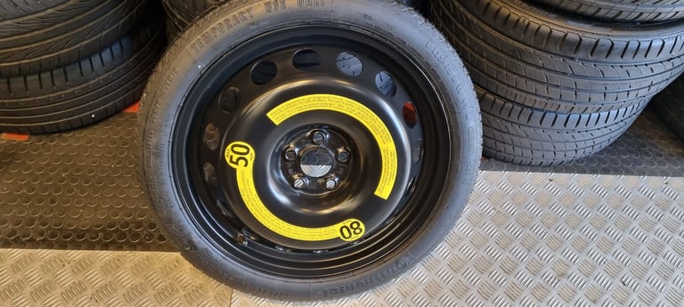 Audi VW Skoda Seat Space Saver Spare Wheel T125 70 18 Continental PCD 5 x 100