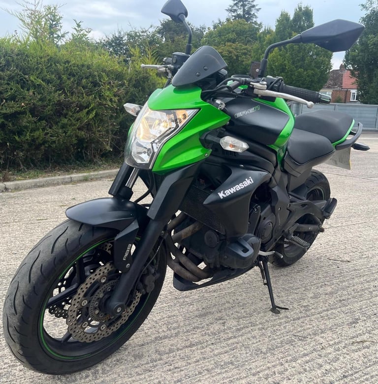 2016 66 KAWASAKI ER 650 FFF ABS ER6N ER6 ER-6N NAKED BLACK CLEAN LOW MILES