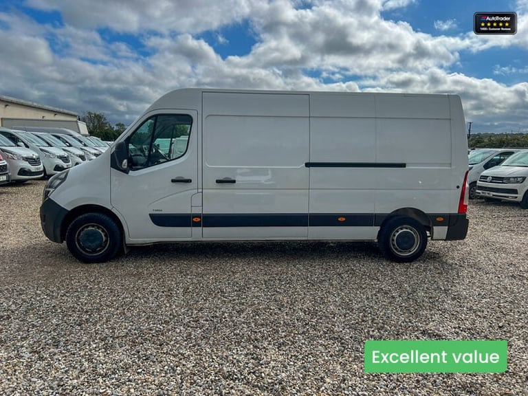 2020 Vauxhall Movano LWB L3H2 Medium Roof F3500 EURO 6 NO VAT Panel Van Diesel Manual