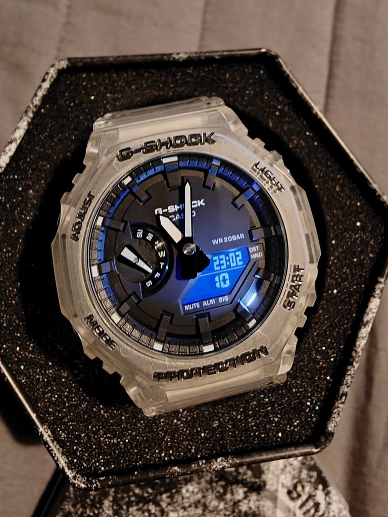 image for Casio G-Shock Transparent Watch Brand New Boxed 