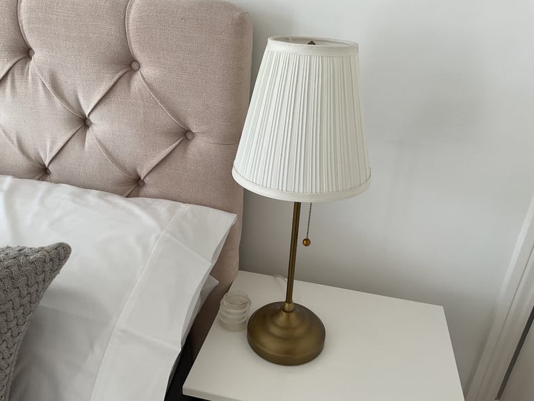 2 IKEA Brass lamps 