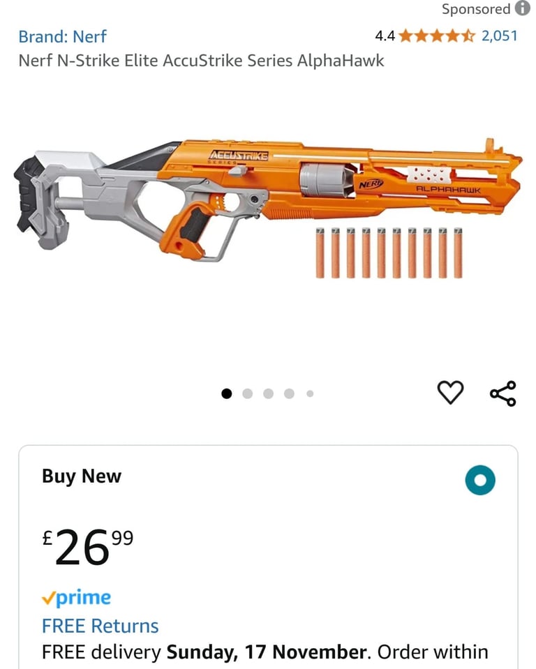 Nerf N-Strike Elite AccuStrike Series AlphaHawk