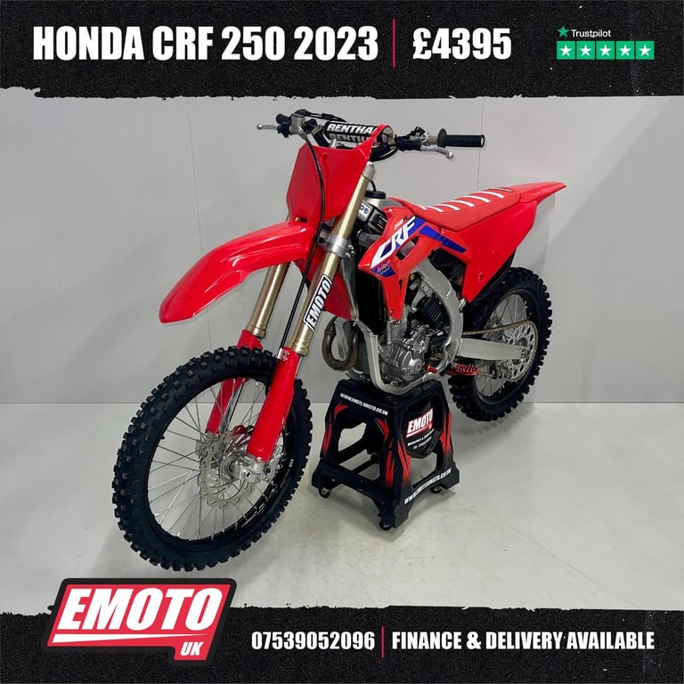HONDA CRF 250 2023 Motocross Bike 250cc @EmotoUK - Finance Available