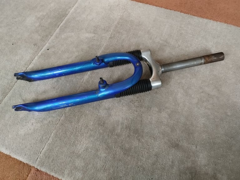 Alloy Mountain Bike Frame, And Suspension Forks.