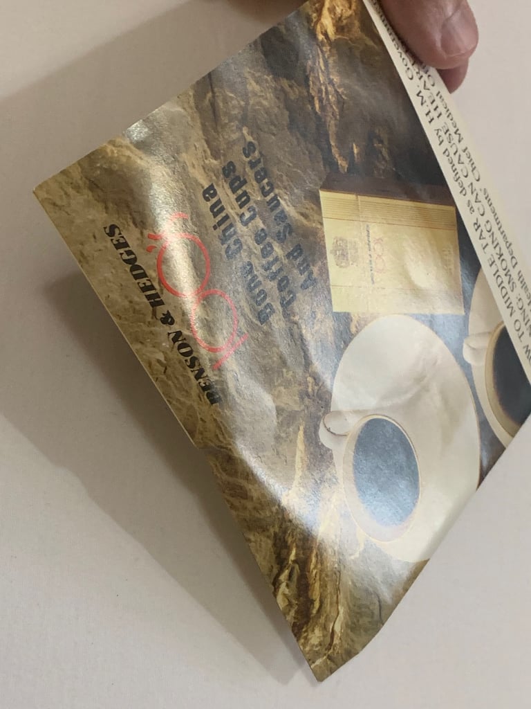 Vintage Benson & Hedges 100's bone china 2 coffee cups and 2 saucers. Brand new