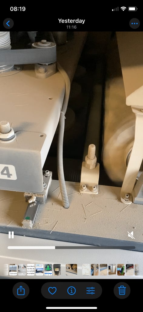 image for De nibber de nibbing wide belt sander cnc woodworking