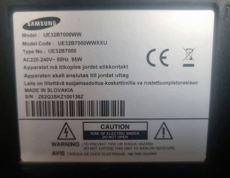 Samsung 32" TV - Full HD